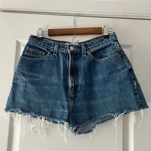 VINTAGE GAP BLUE DENIM SHORTS